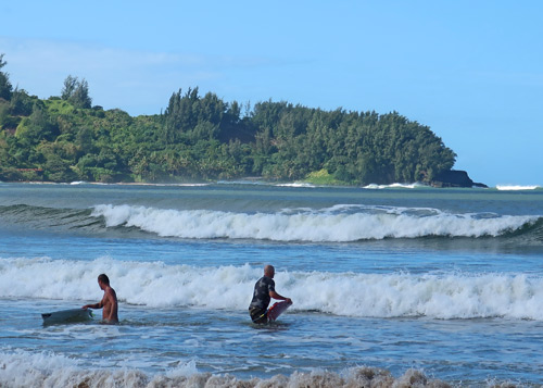 Beach on the North Coast of Kauau